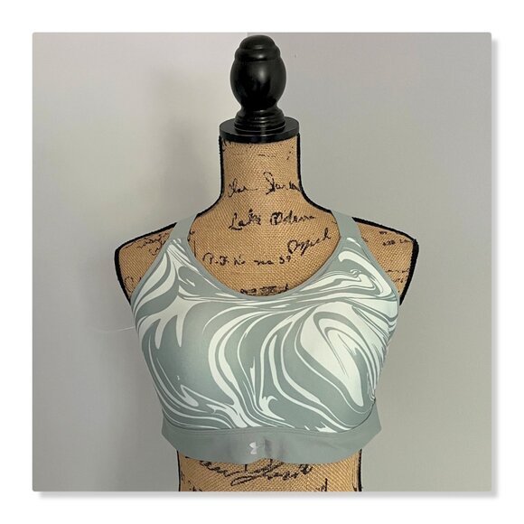 Under Armour Continuum Full Print High-Intensity Training Sports Bra Sz XL - Picture 2 of 14